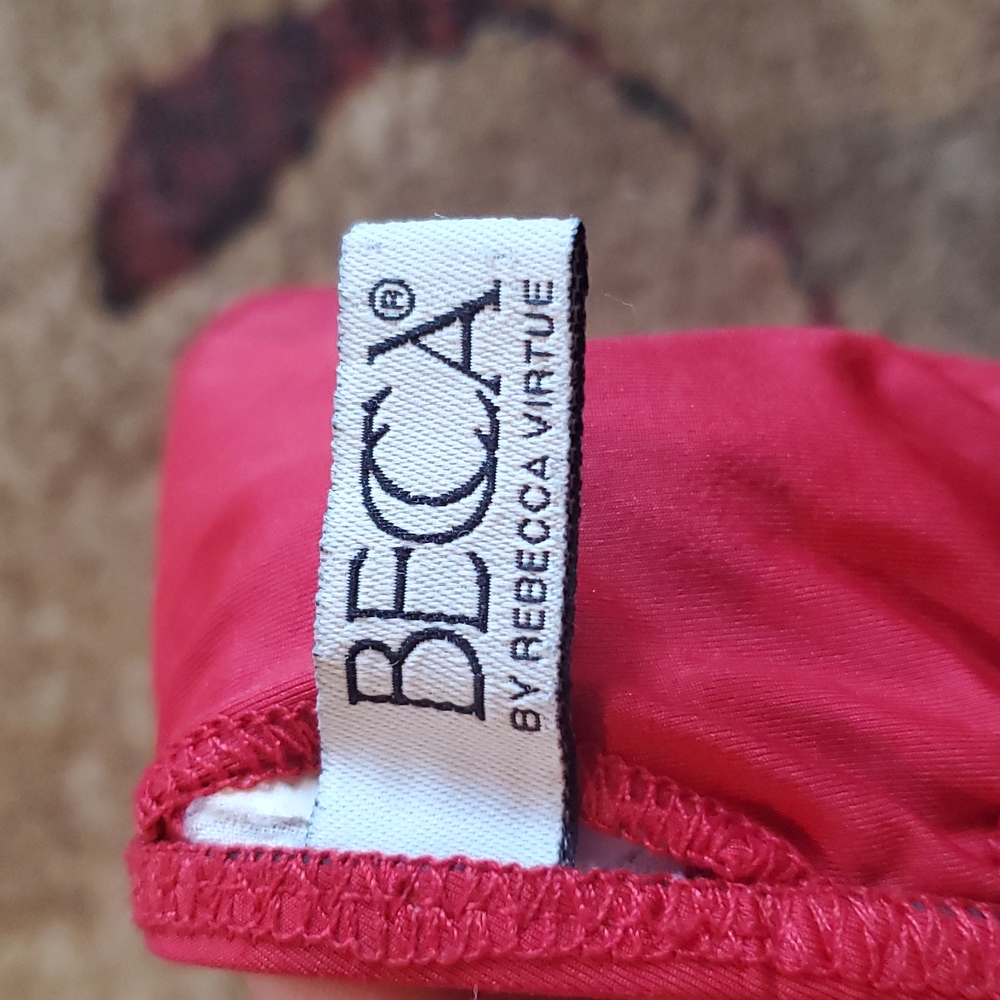 BECCA SWIM Color Code Triangle Top - Picture 3 of 5